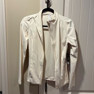 Vanilla Latte Active Full Zip Jacket